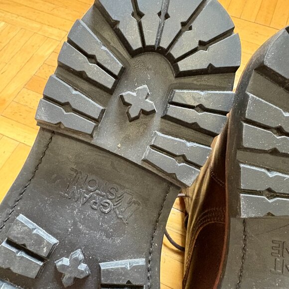 WORN ONCE Grant Stone Shoes - Brass Boot Crimson Chromexcel - - Picture 11 of 12